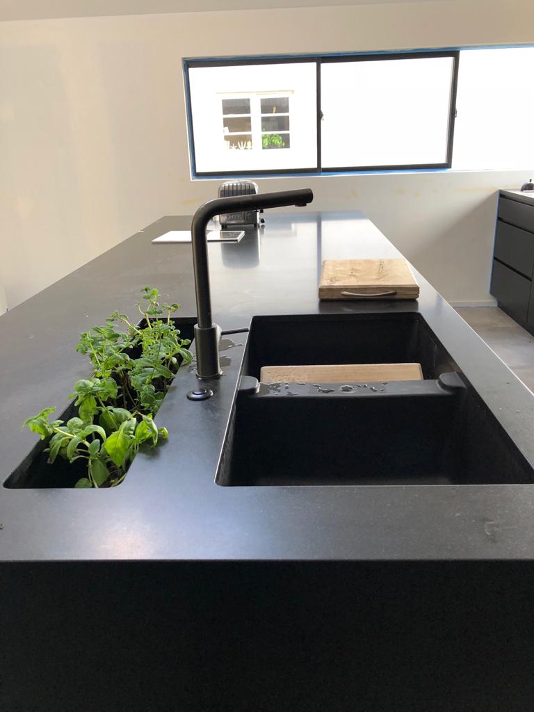 double sink and new tapware